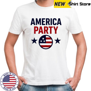 Elon Musk America Party Supporter T-Shirt