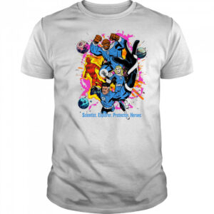 Fantastic 4 scientist explorer protector heroes shirt