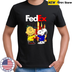 FEDEX Charlie Brown and Snoopy shirt