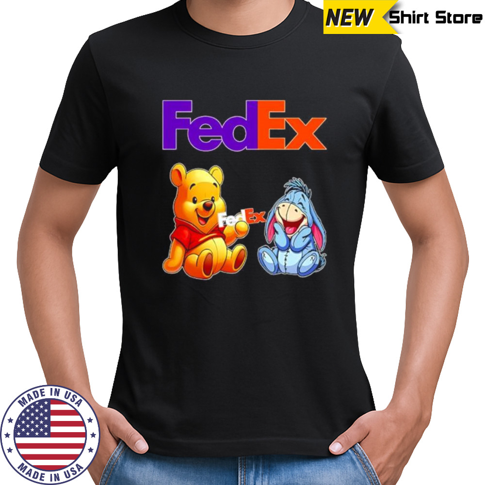 FEDEX Pooh and Eeyore shirt