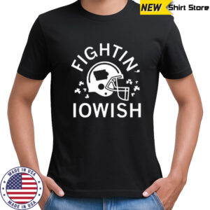 Fightin Iowish helmet shirt
