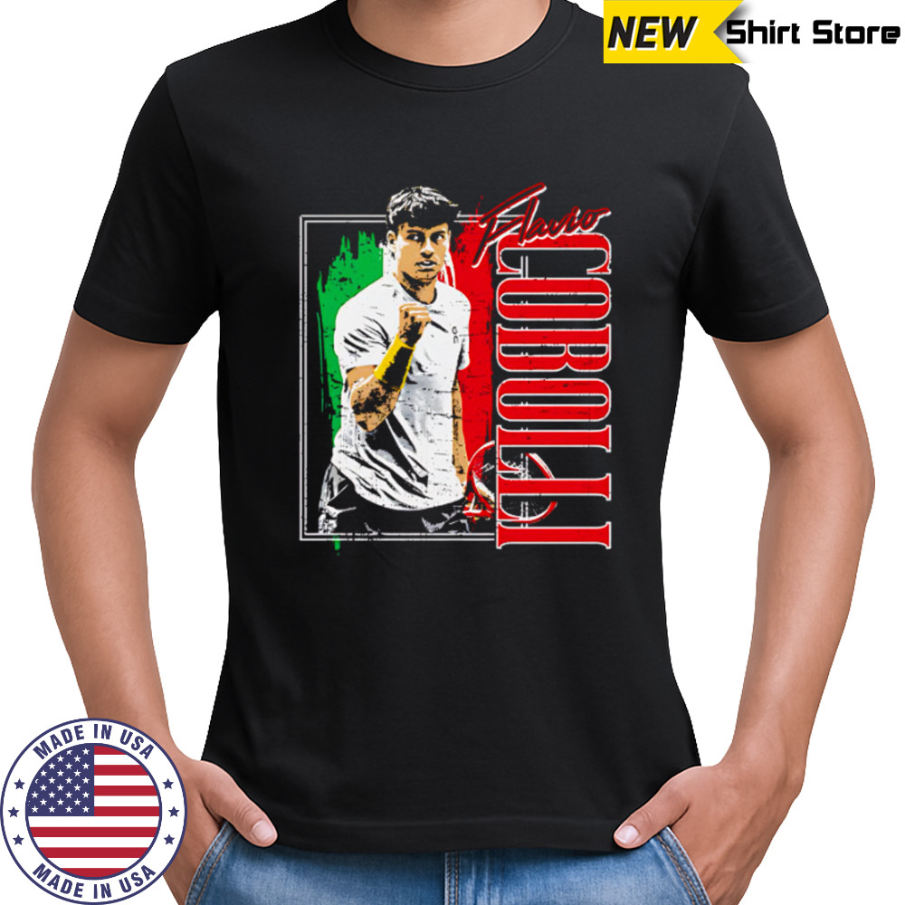 Flavio Cobolli Italian tennis player Country shirt