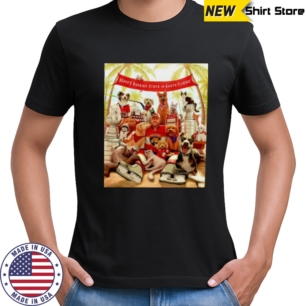 Florida Panthers Benny’s Buddies stays in South Florida shirt