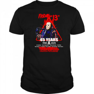 Friday The 13th 45 Years 1980-2025 Jason Is Here shirt