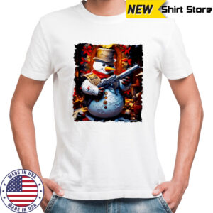 Frosty the Gangster Short Sleeve Performance shirt