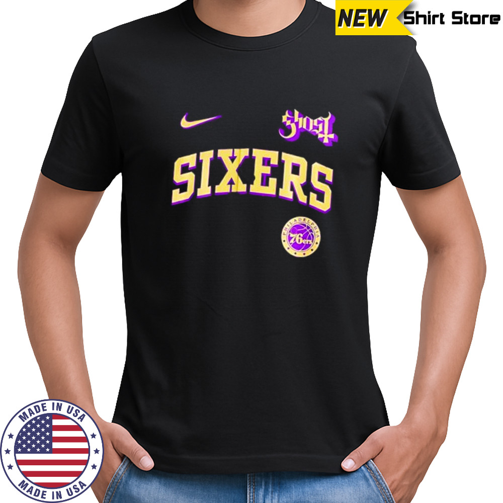 Ghost Band World Tour Philadelphia 76Ers 2025 shirt