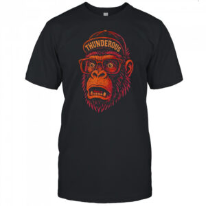 Gorilla Big head Hat Thunderous shirt