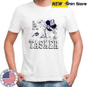Homage Buffalo Bills Steve Tasker Football signature shirt