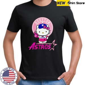 Houston Astros Hello Kitty pink girl shirt