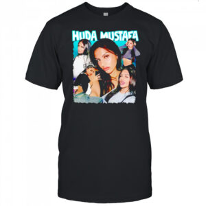 Huda Mustafa graphic shirt