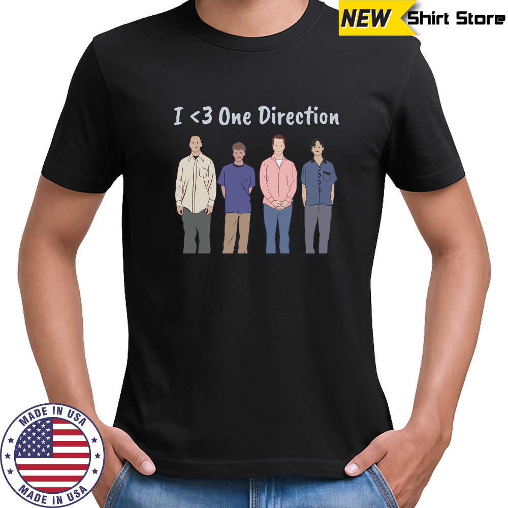 I love One Direction Weezer shirt