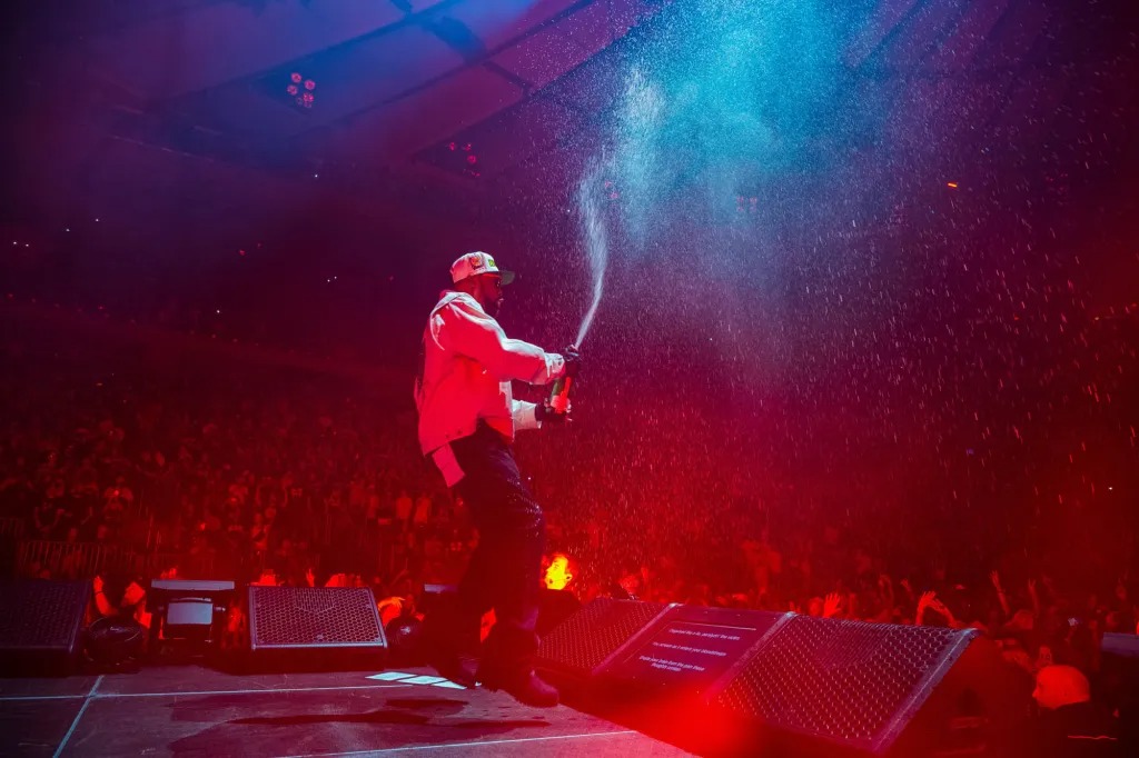 RZA pops a bottle