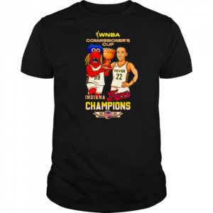 Indiana Fever Caitlin Clark Wnba Commissioners Cup Champions 2025 cartoon shirt