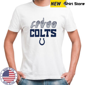Indianapolis Colts Sign Language Hands T-Shirt