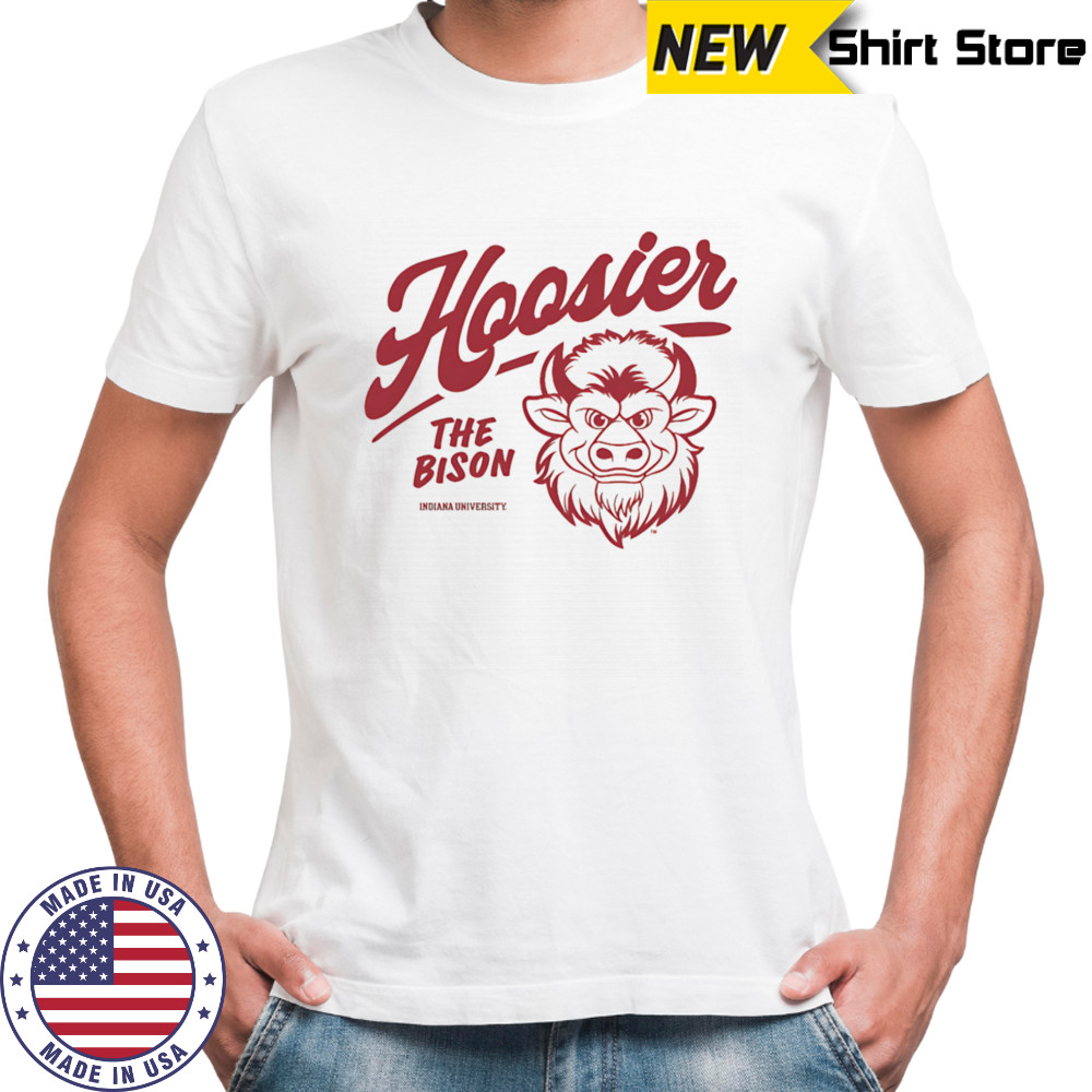 IU Hoosier the Bison 2025 mascot shirt