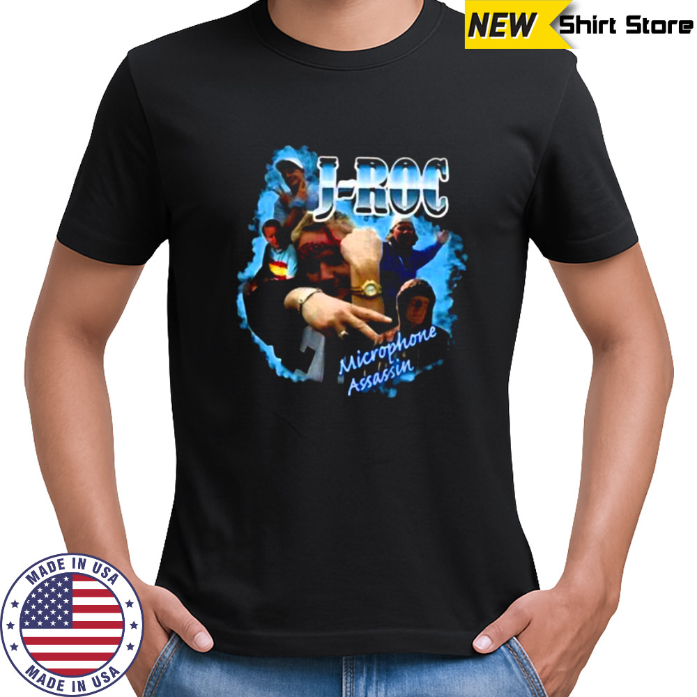J Roc Jonathan Torrens microphone assassin graphic shirt