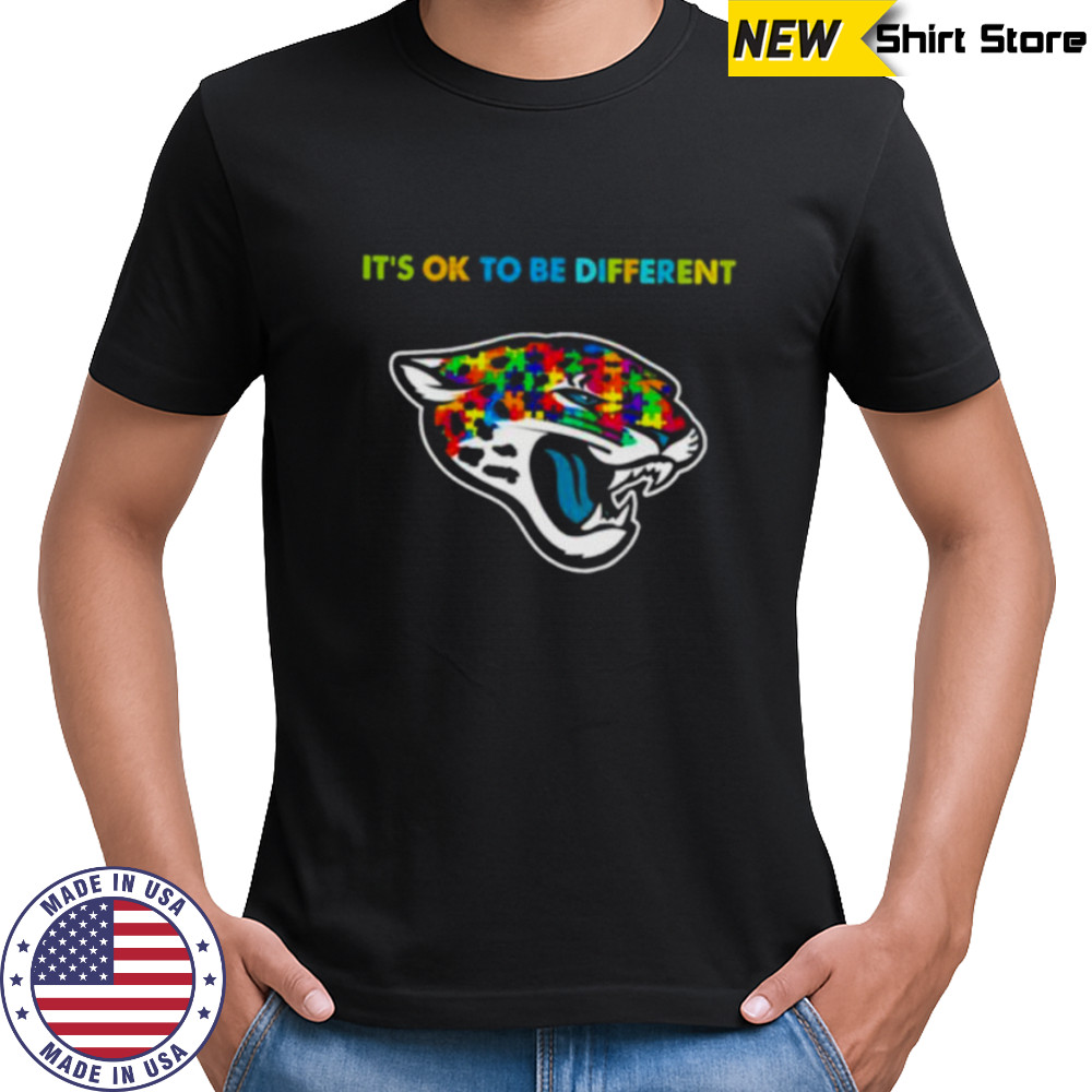 Jacksonville Jaguars Autism it’s ok to be different Shirt
