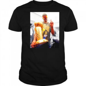 Jalen Williams Celebration With The Champions Shirt Oklahoma City Basketball Champs 2025 Retro T-Shirt
