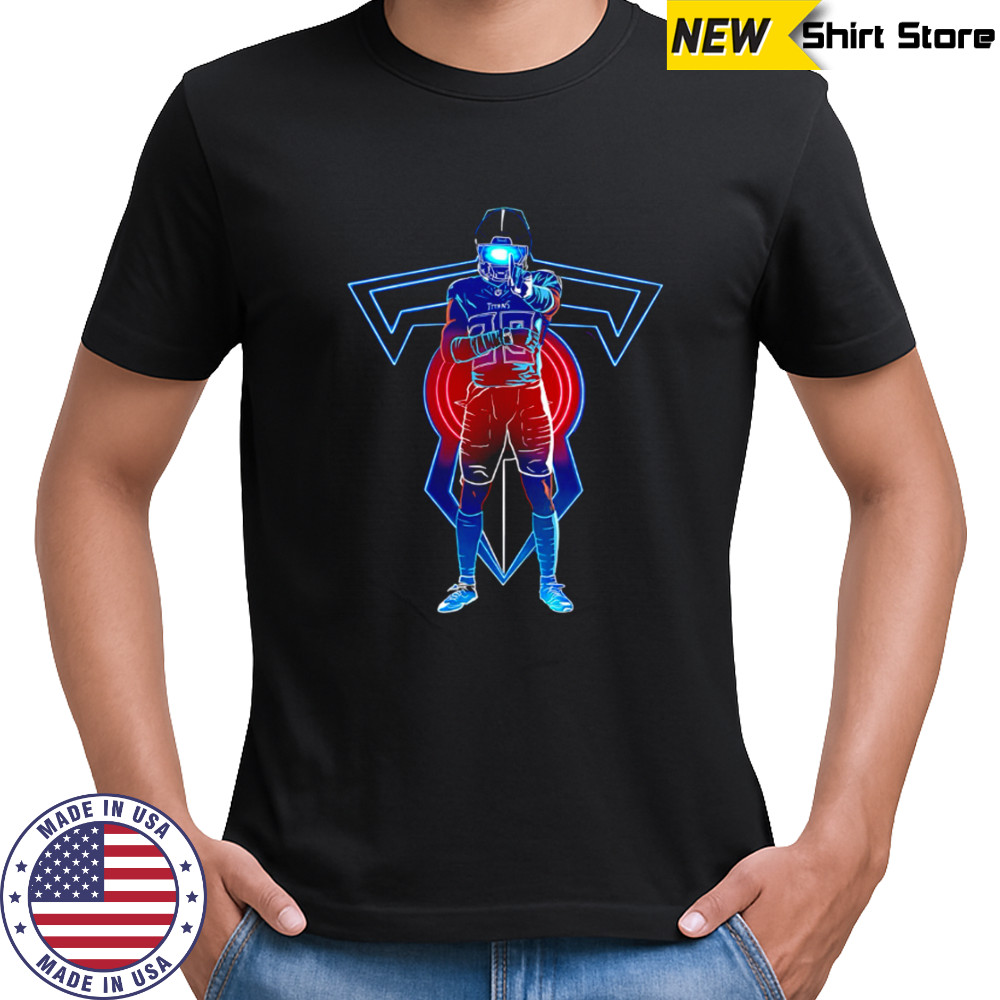 Jarvis Brownlee Jr. Tennessee Titans neon shirt