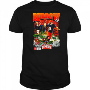 Joe Burrow #9 Cincinnati Bengals Football comic shirt