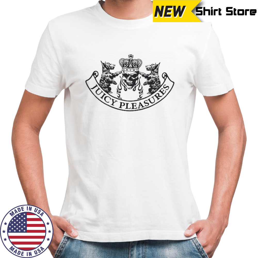 Juicy Pleasures Skull Crest T-shirt
