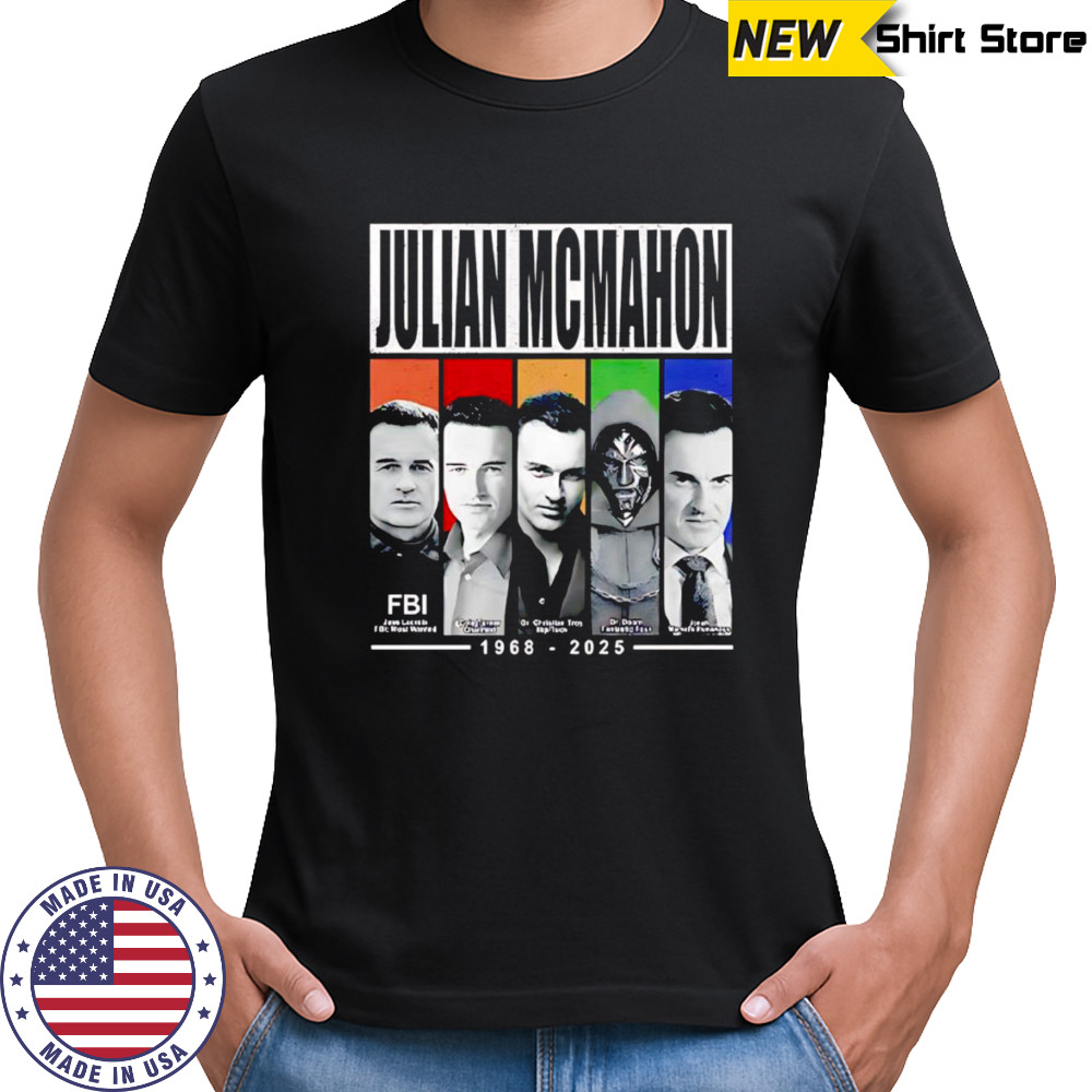 Julian Mcmahon 1968 2025 shirt