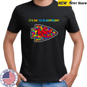 Kansas City Chiefs x Autism awareness it’s ok to be different Shirt