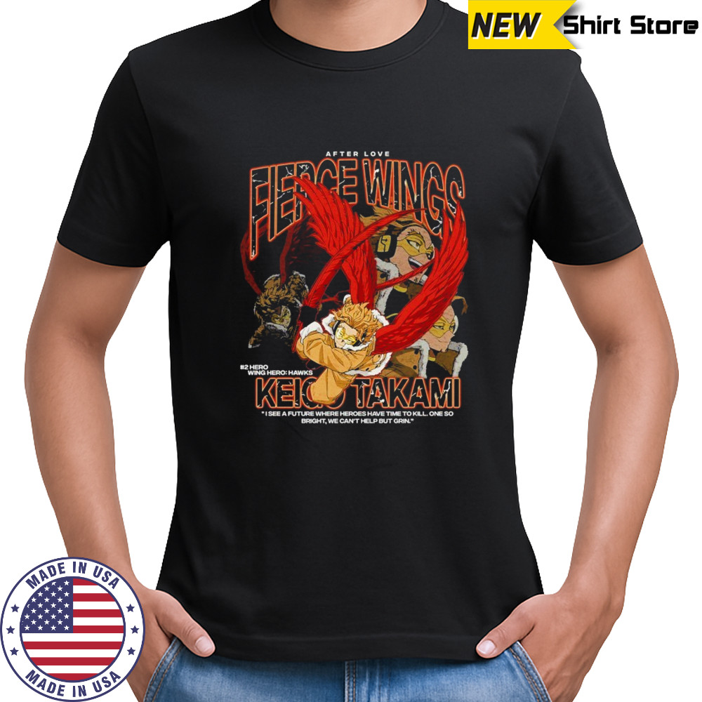 Keigo Takami Fierce Wings T-shirt