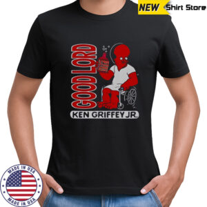Ken Griffey Jr Good Lord Cartoon T-Shirt