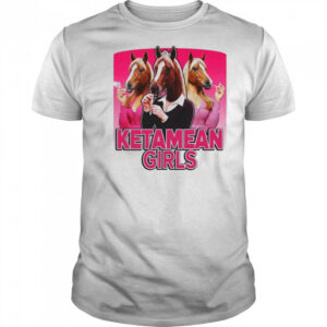 Ketamean Girls Horse Cigarettes T-shirt