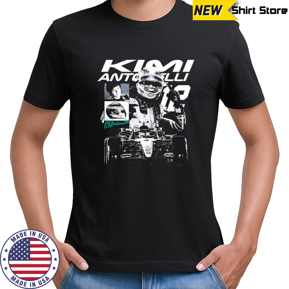 Kimi Antonelli signature graphic shirt