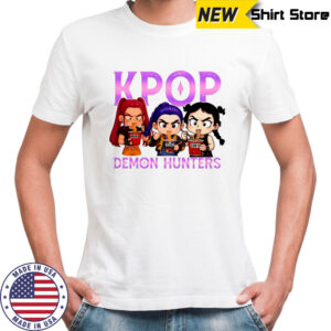 Kpop Demon Hunters eat Ramen chibi shirt