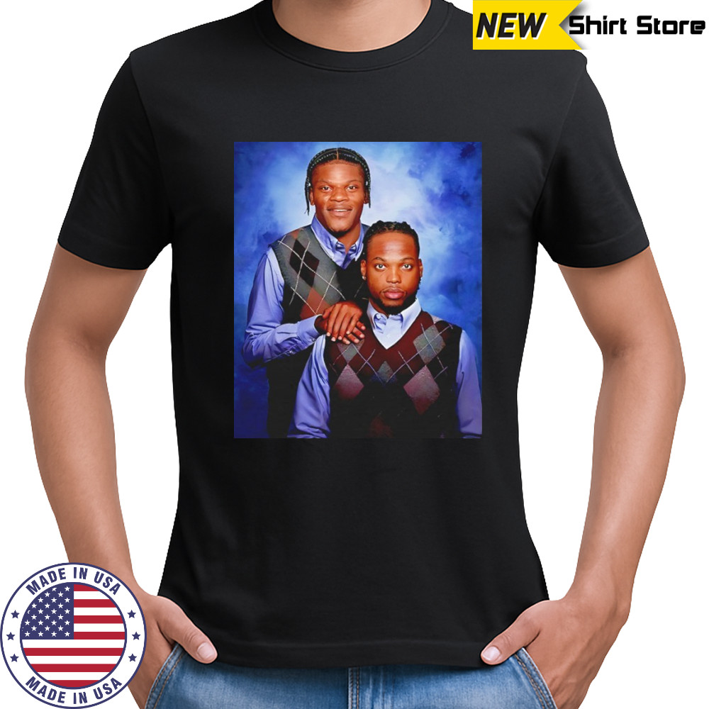 Lamar Jackson and Derrick Henry Baltimore Ravens NFL Step Brothers shirt