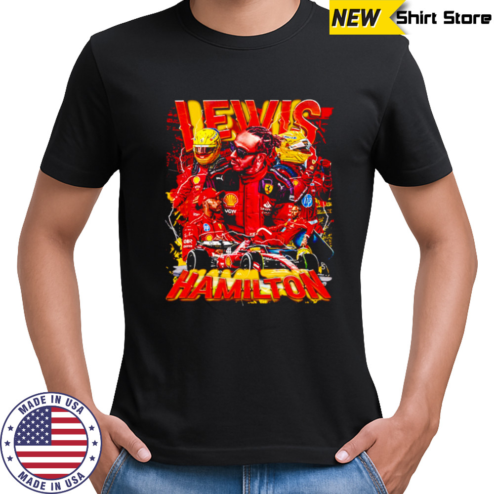 Lewis Hamilton the Goat F1 Range graphic shirt