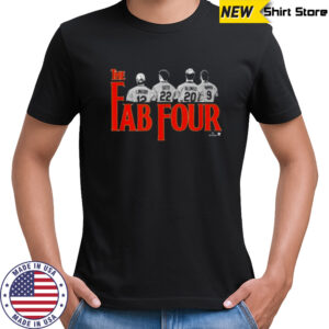 Lindor Soto Alonso & Nimmo Fab Four New York Baseball T Shirt