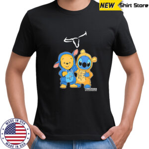 Longhorn steakhouse pooh and stitch friends shirt