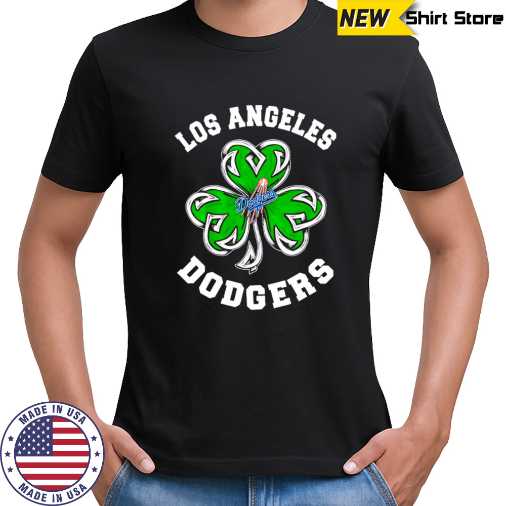 Los Angeles Dodgers Three Leaf Clover St Patrick’s Day Baseball shirt