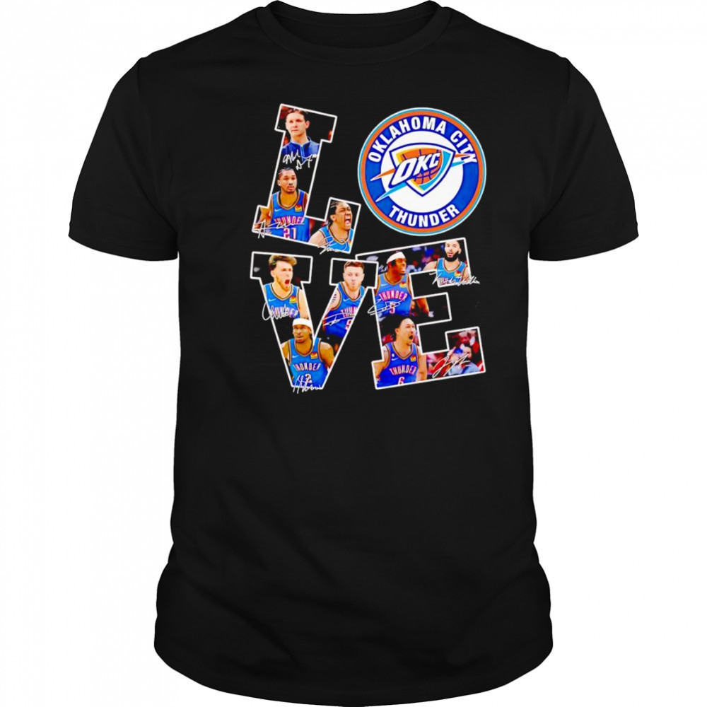 Love OKC Thunder signature shirt