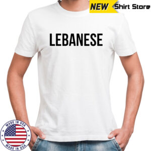 Mattie Westbrouck Wearing Lebanese T-Shirt