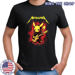 Metallica Pikachu Metalpika T shirt