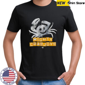 Mighty Crabjoys crab retro shirt