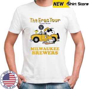 Milwaukee Brewers The Eras Tour Snoopy T-Shirt