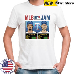 MLB Jam Texas Rangers Semien and Seager Shirt