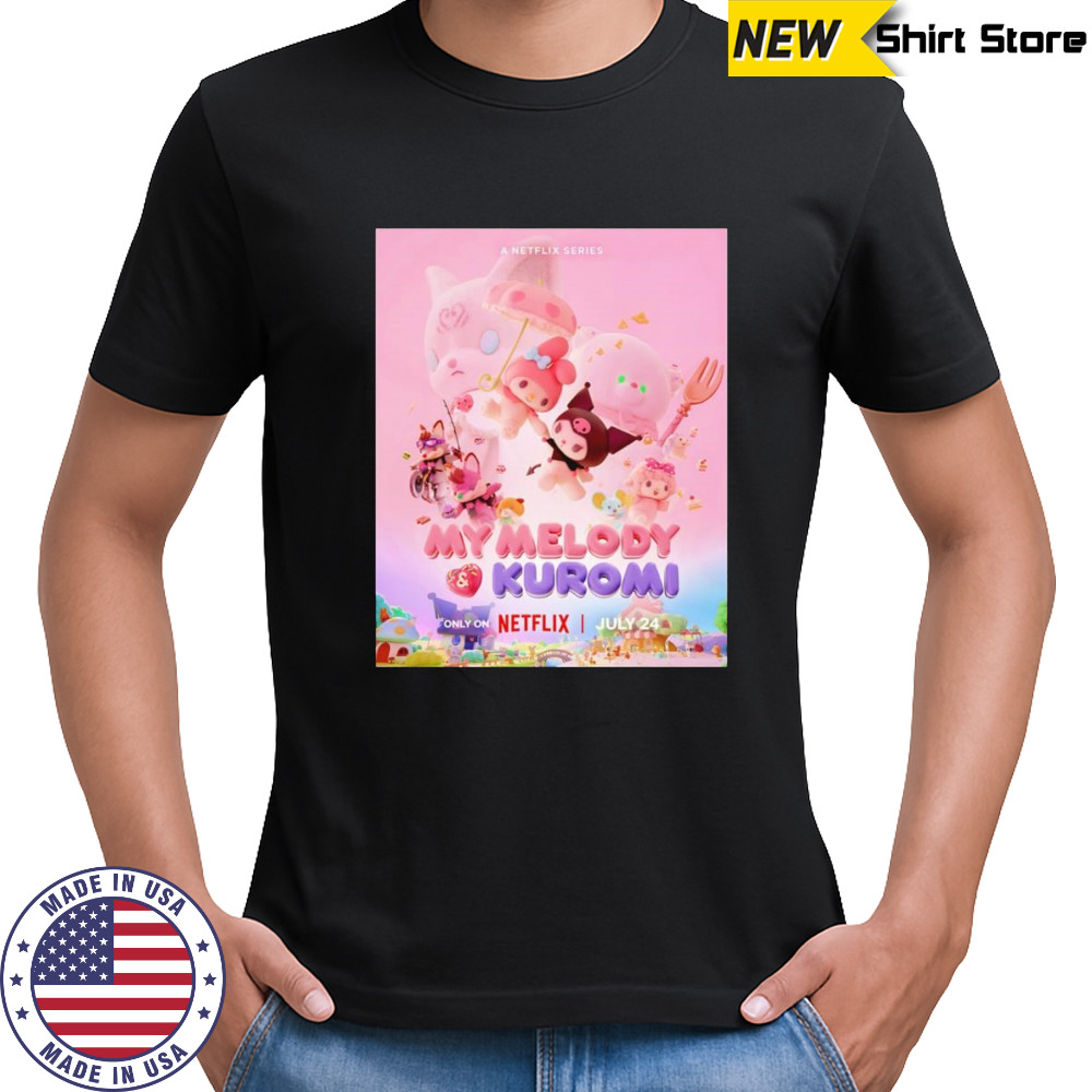 My melody Kuromi poster shirt
