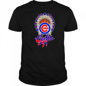 Native Chief headdress Chicago Cubs shirt
