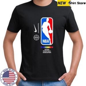 NBA Nation Basketball Association pride logo shirt