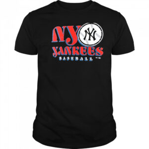 New York Yankees Navy Bodega Paint T-Shirt