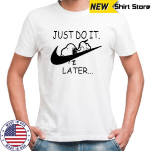 Nike Snoopy Just Do It Later T-Shirt