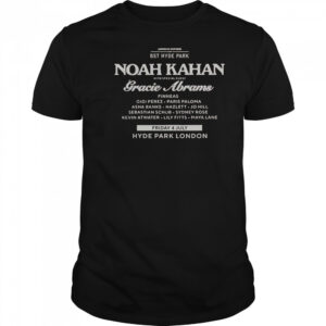 Noah Kahan July 04 2025 BST Hyde Park London UK T-Shirt