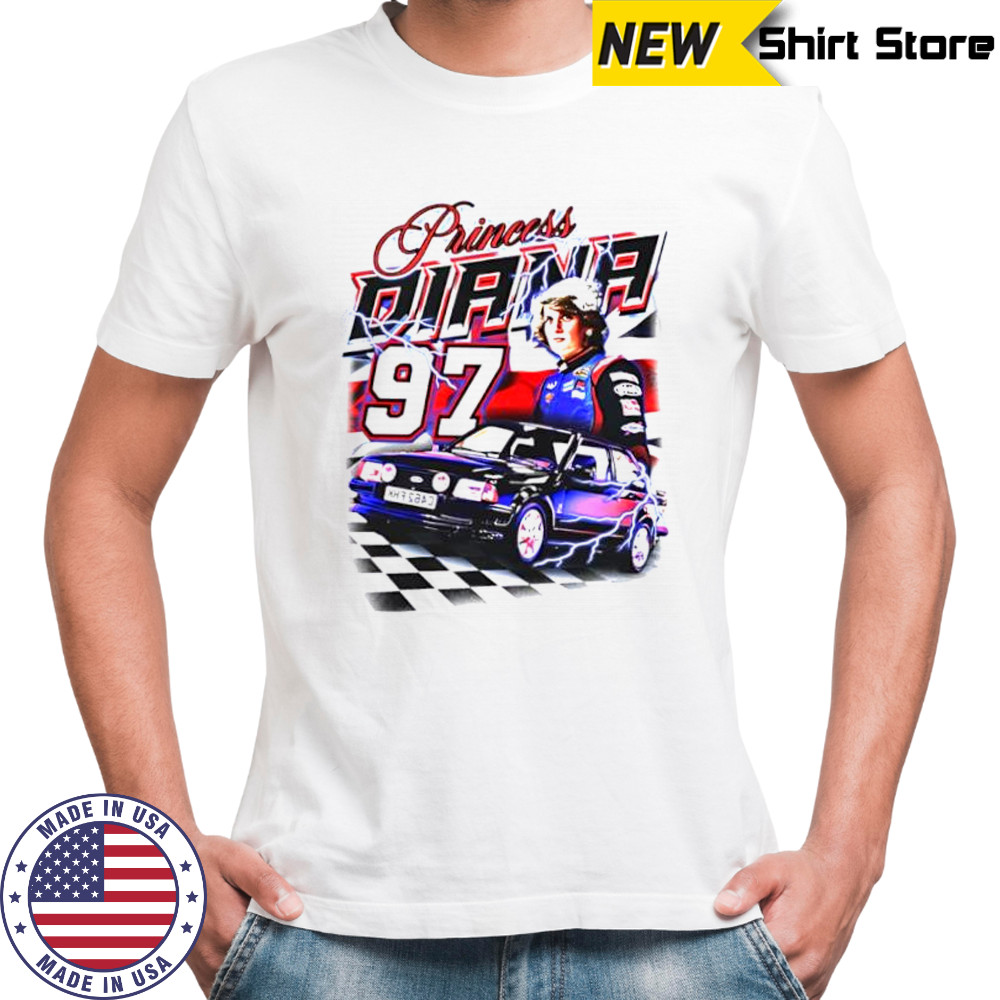 Notsafeforwear Store Merch Princess Diana Racing shirt